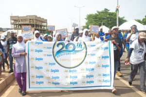 Health Walk in Nunumba North (Songtaba 20th Anniversary)