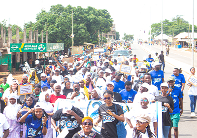 songtaba Health Walk in Nunumba North (Songtaba 20th Anniversary)