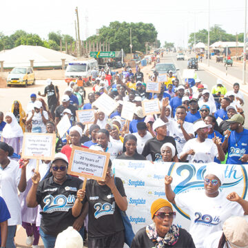songtaba Health Walk in Nunumba North (Songtaba 20th Anniversary)