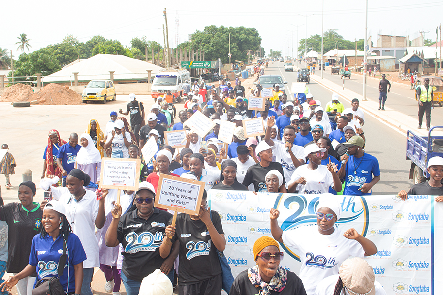 Health Walk in Nunumba North (Songtaba 20th Anniversary)